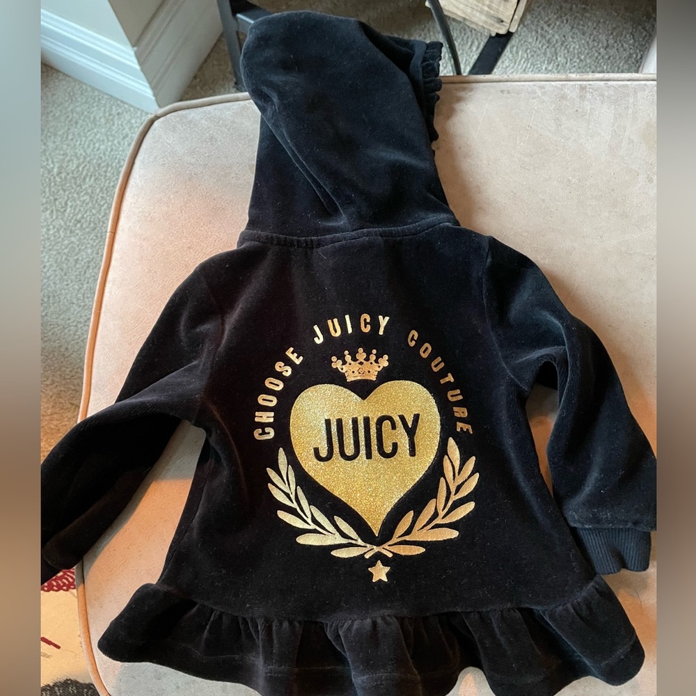 Juicy couture velour hoodie